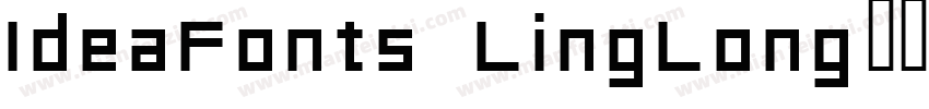 IdeaFonts LingLong字体字体转换